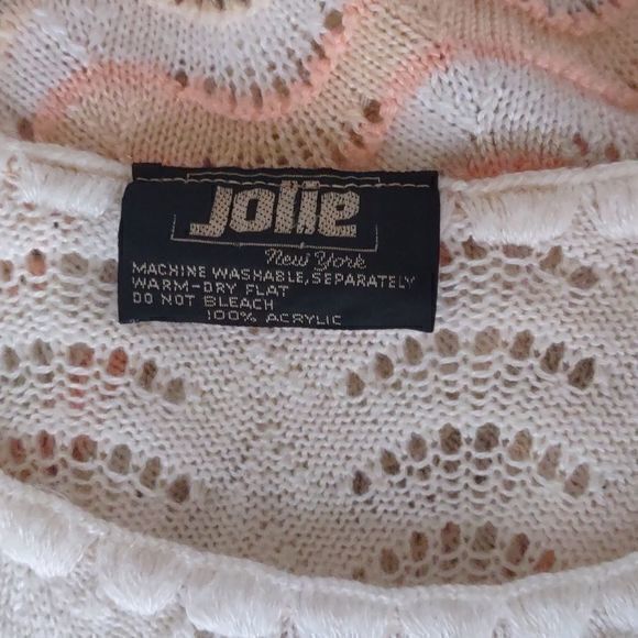 Vintage Jolie New York‎ Scalloped Knit Sweater - Picture 7 of 9